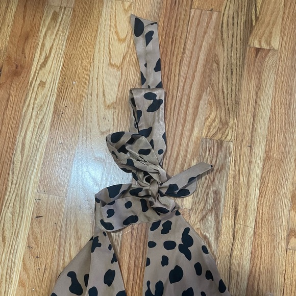 Halter Shift Top in Leopard print - Picture 3 of 7